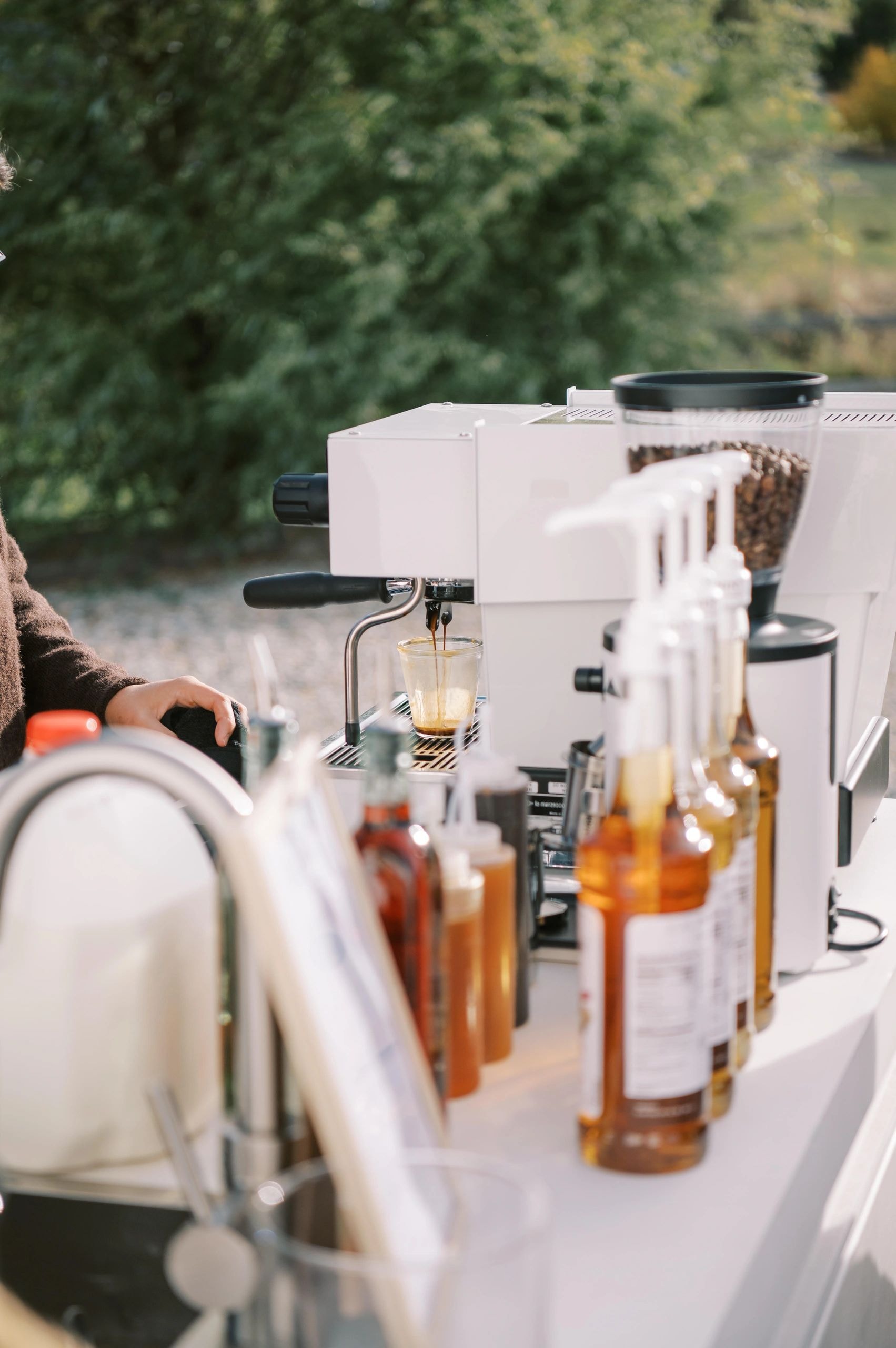 Coffee and mocktail drinks